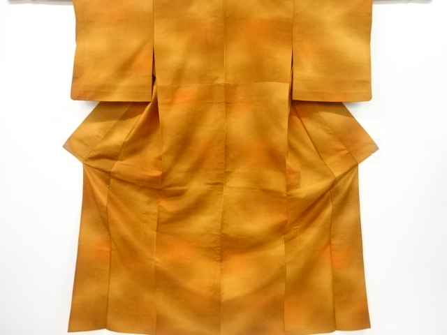 JAPANESE KIMONO / VINTAGE HITOE KIMONO / SILK / TSUMUGI / BOKASHI STYLE 